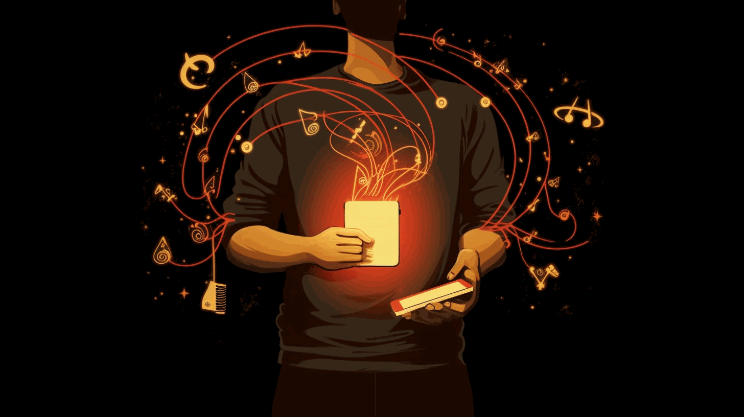 A symbolic illustration of a person holding a Wi-Fi signal with money symbols flowing into their pocket.